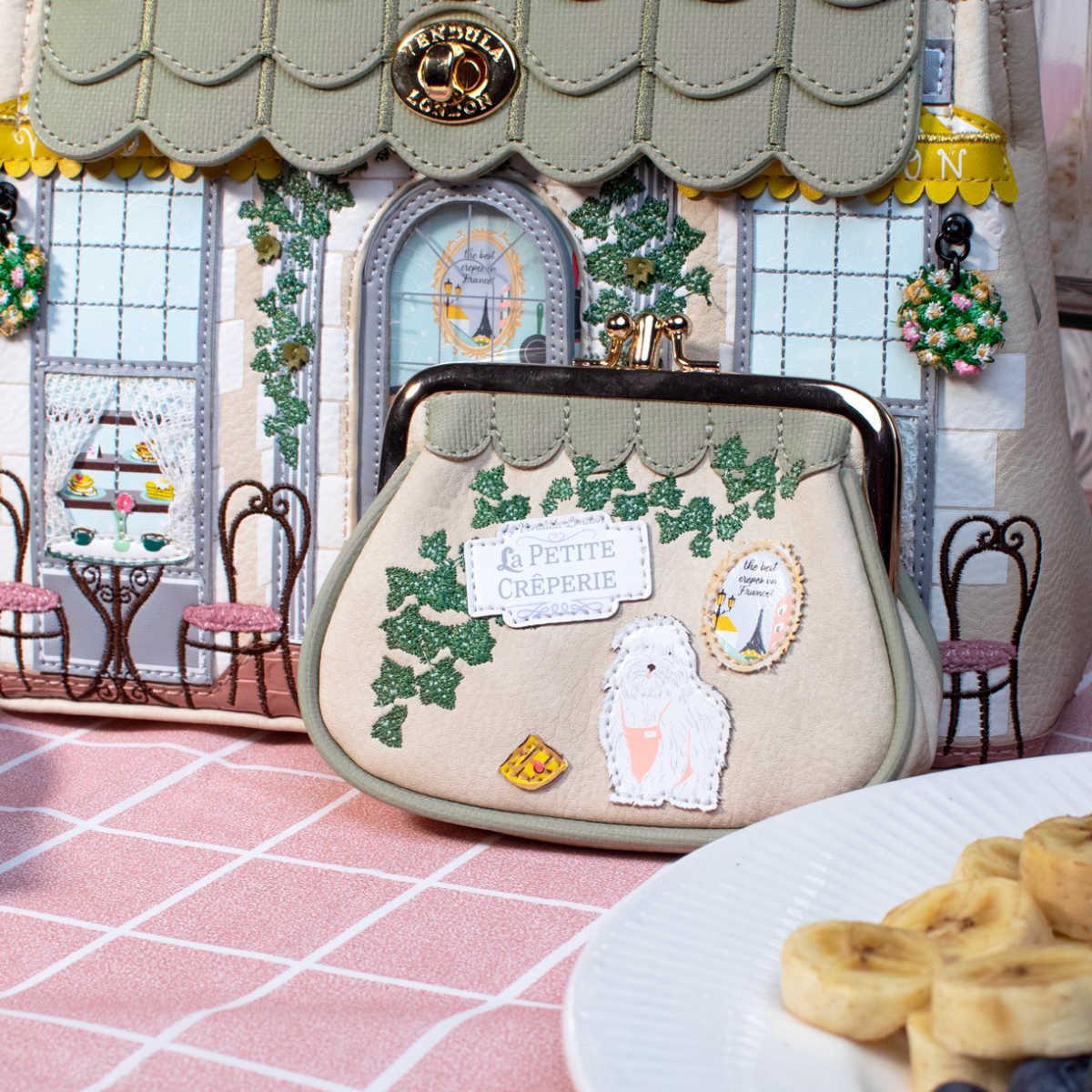 La Petite Creperie Clipper Coin Purse