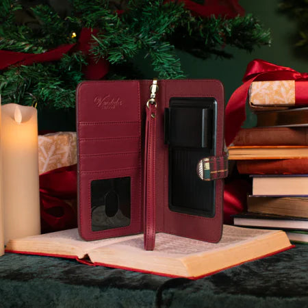 Vendula Christmas Library Universal Flip Phone Case
