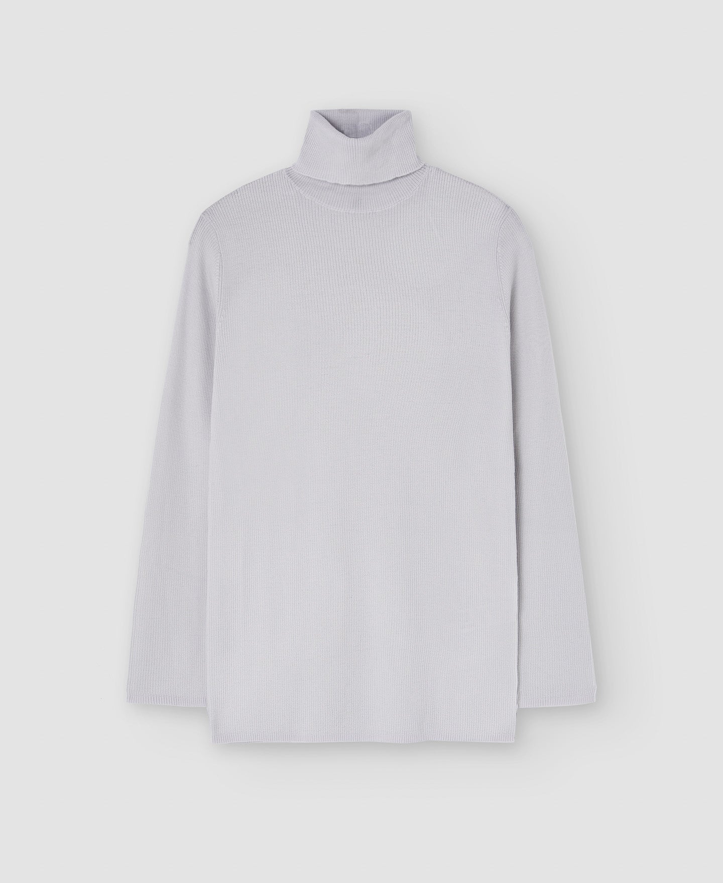 Women Jersey | Ecru Merino Wool High Collar Sweater by Spanish designer Adolfo Dominguez