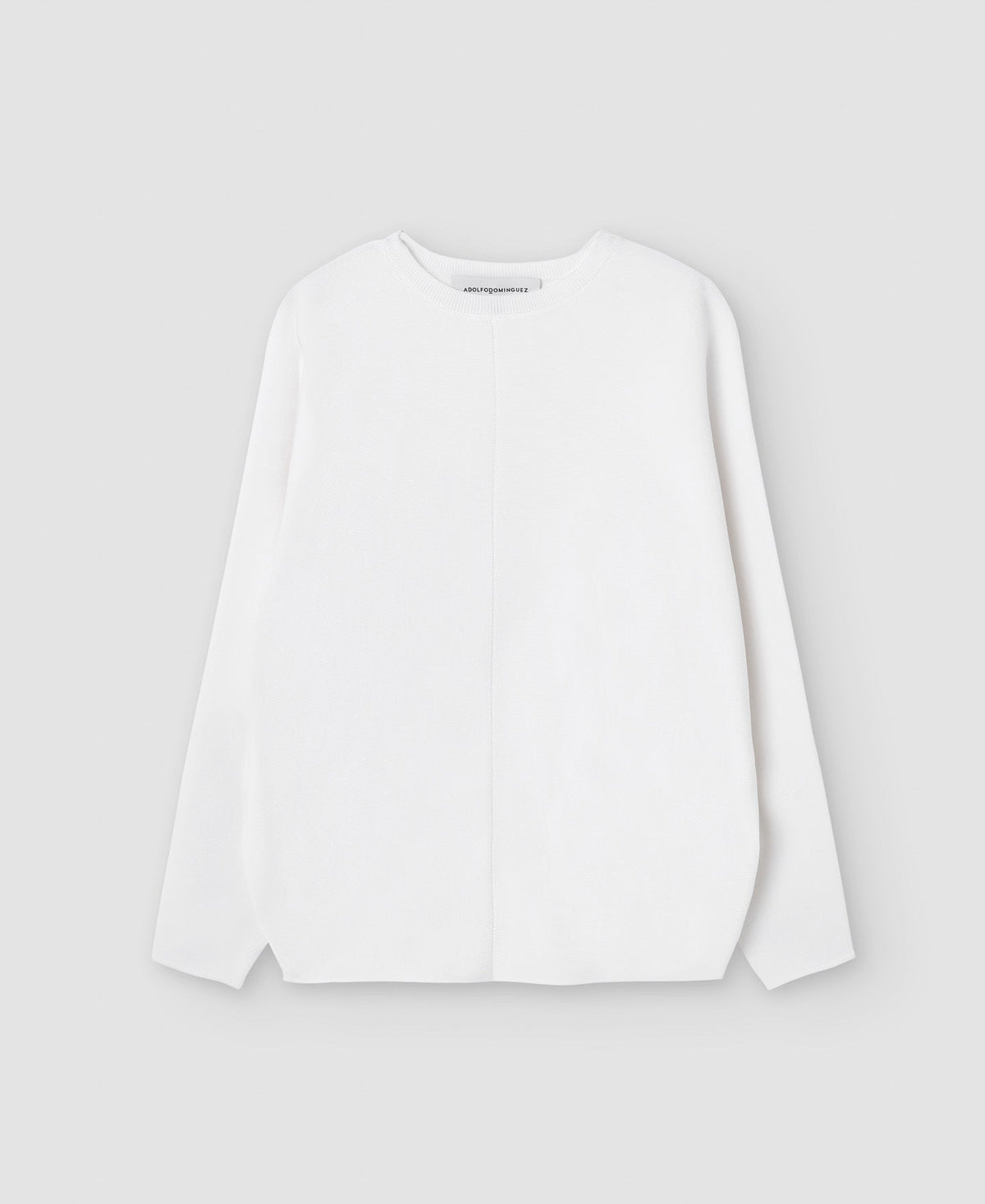 Women Jersey | Ecru Recycled Nylon Japanese Sleeve Sweater by Spanish designer Adolfo Dominguez