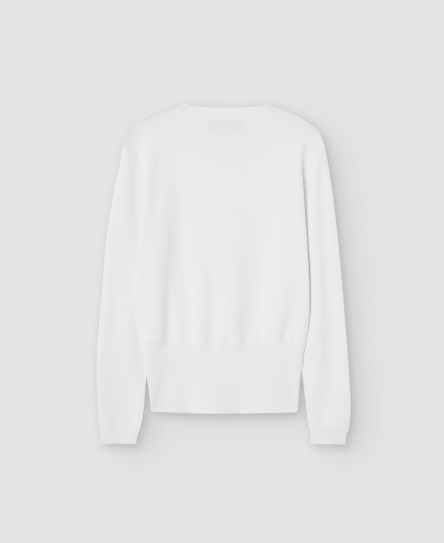 Women Jersey | Ecru Recycled Nylon Knitted Sweater by Spanish designer Adolfo Dominguez