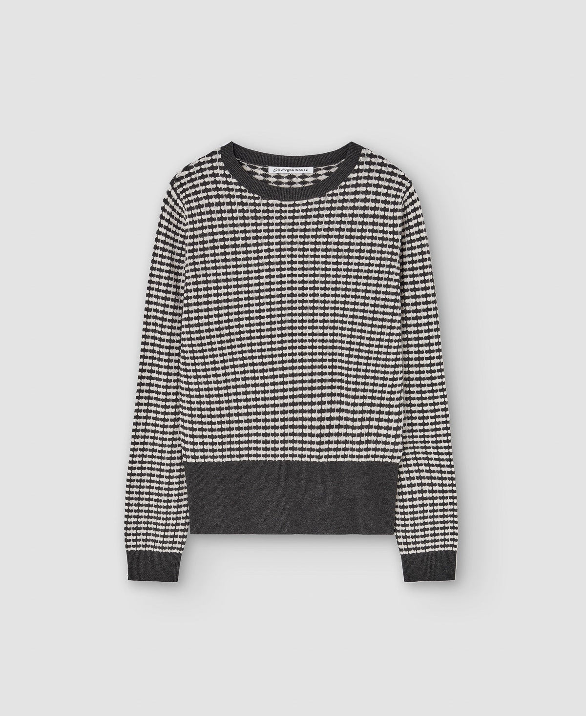 Women Jersey | Ecru Sweater by Spanish designer Adolfo Dominguez