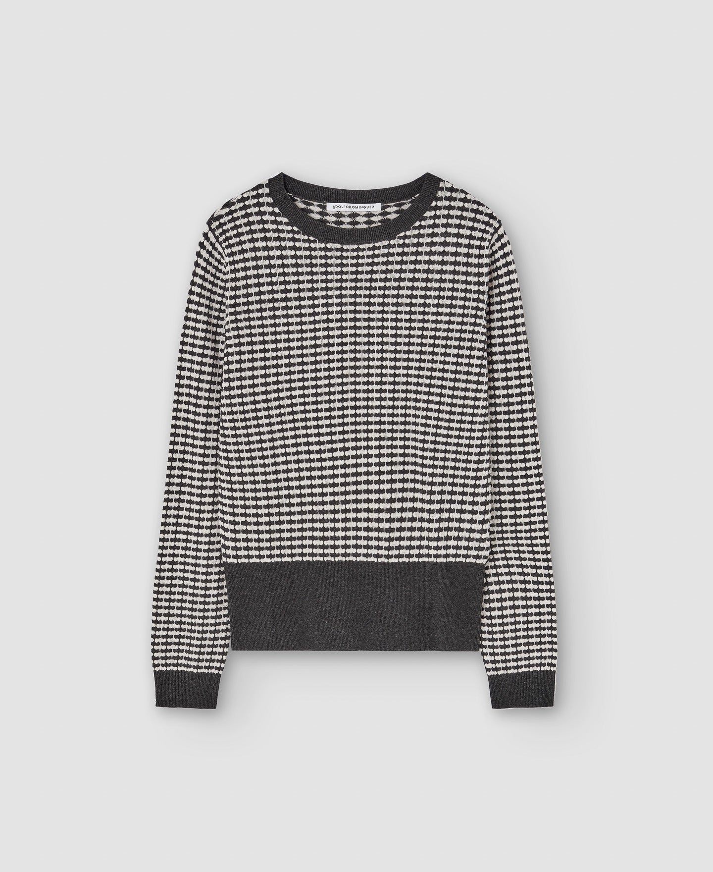 Women Jersey | Ecru Sweater by Spanish designer Adolfo Dominguez
