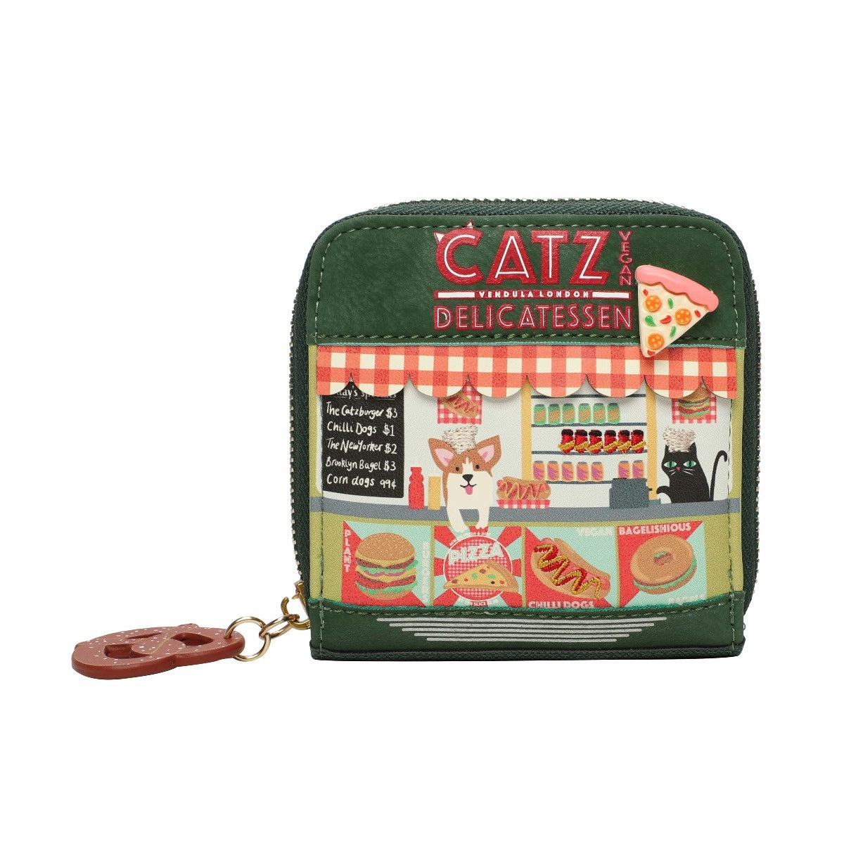 New York City Cats & Corgis Square Wallet