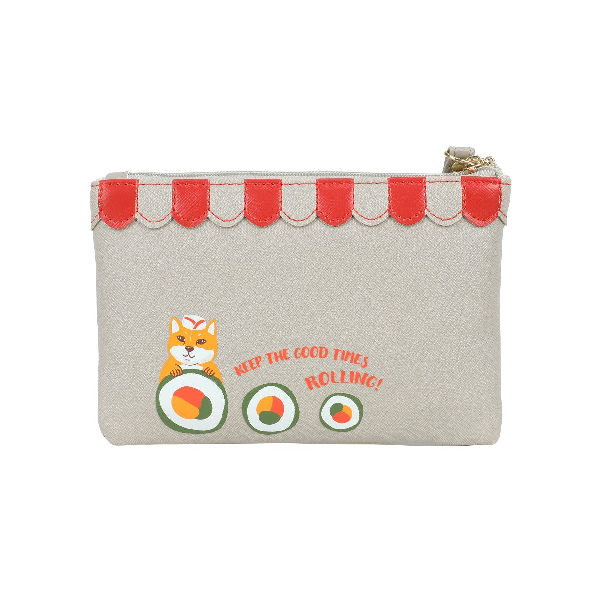 Vendula Sushi - Grey Edition Zipper Key Coin Purse
