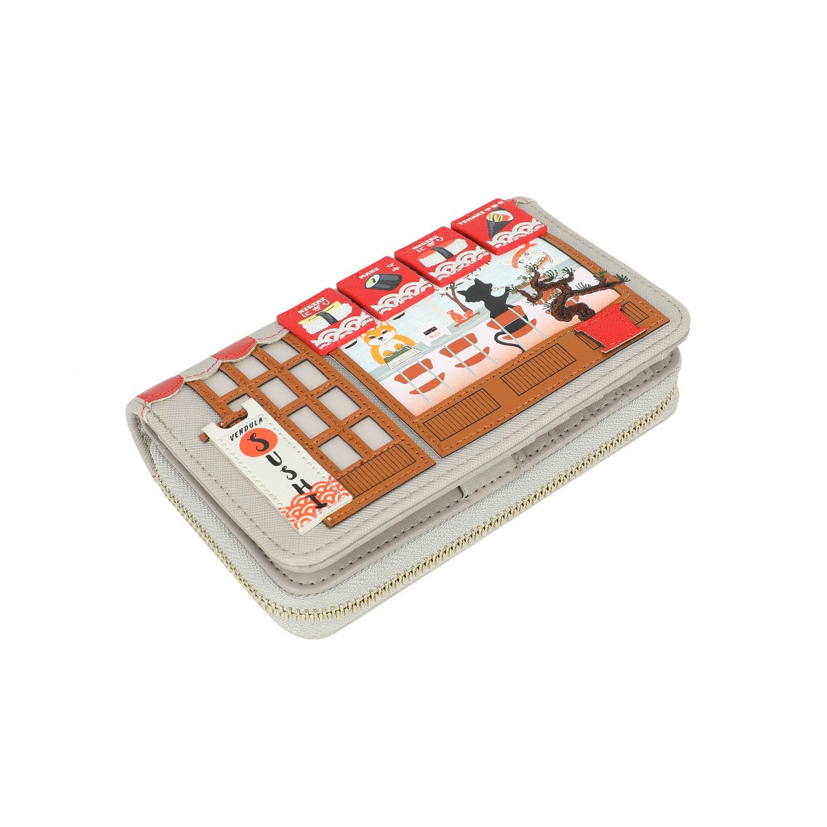Vendula Sushi - Grey Edition Medium Ziparound Wallet