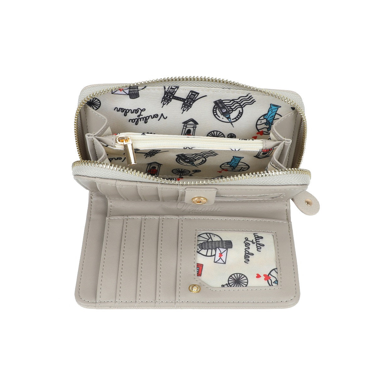 Vendula Sushi - Grey Edition Medium Ziparound Wallet