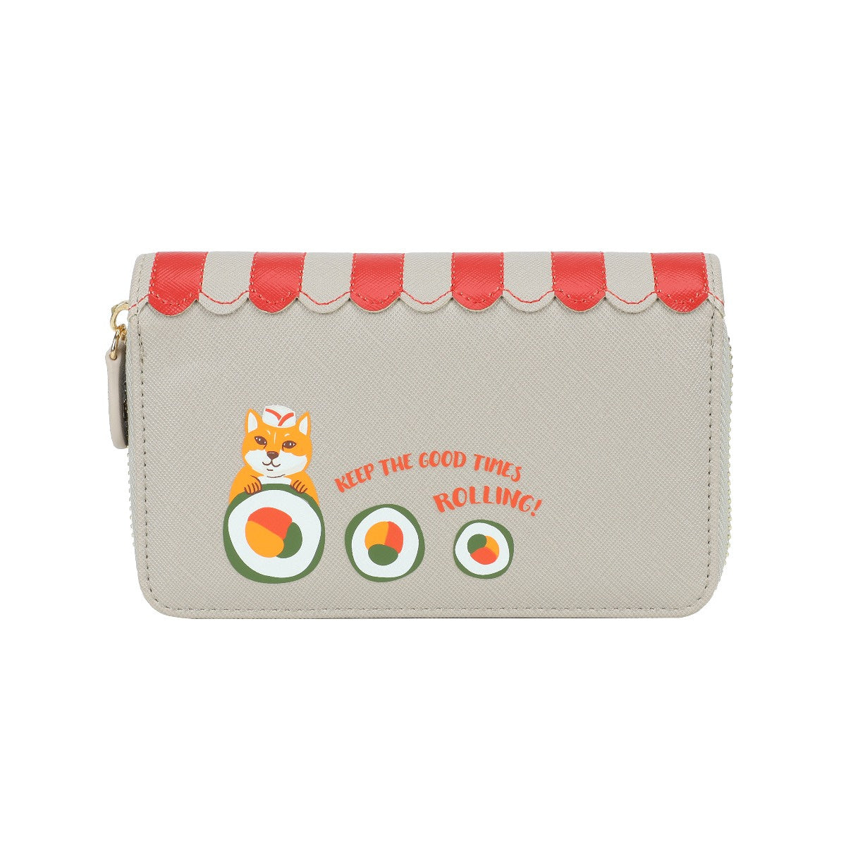 Vendula Sushi - Grey Edition Medium Ziparound Wallet