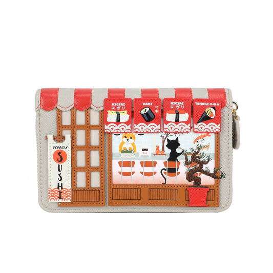 Vendula Sushi - Grey Edition Medium Ziparound Wallet