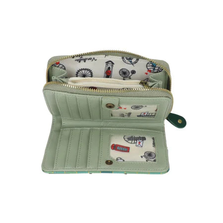 Vendula Pie Shop Medium Ziparound Wallet