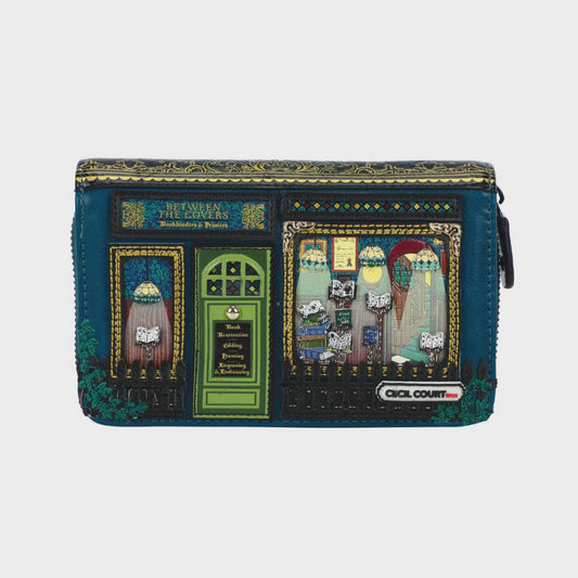 Between the Covers Bookbinders Medium Ziparound Wallet