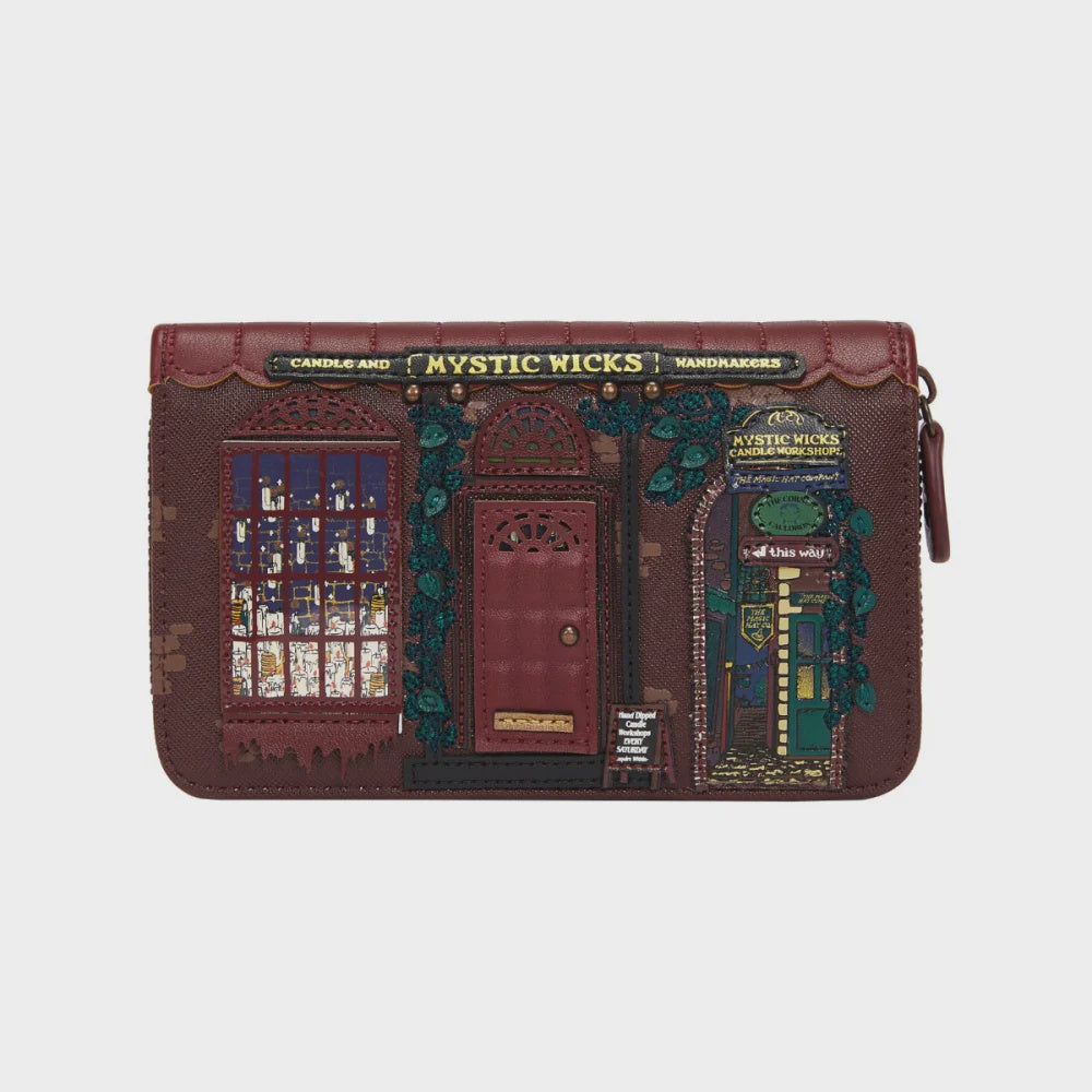Mystic Wicks Candle and Wandmakers Medium Ziparound Wallet