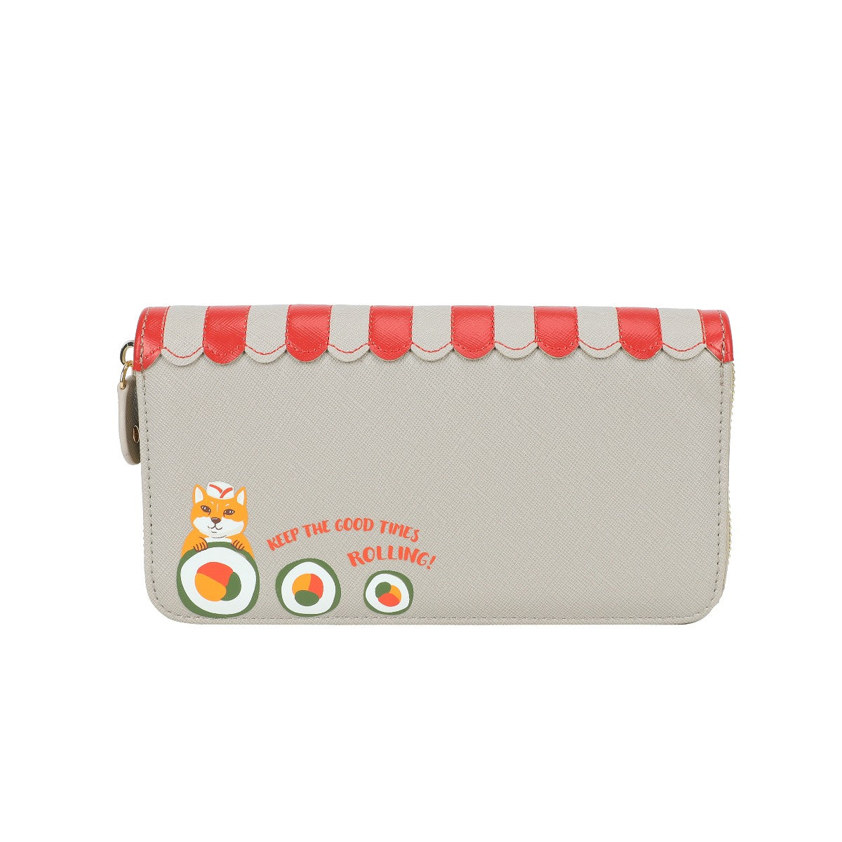 Vendula Sushi - Grey Edition Large Ziparound Wallet