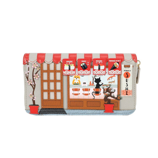 Vendula Sushi - Grey Edition Large Ziparound Wallet