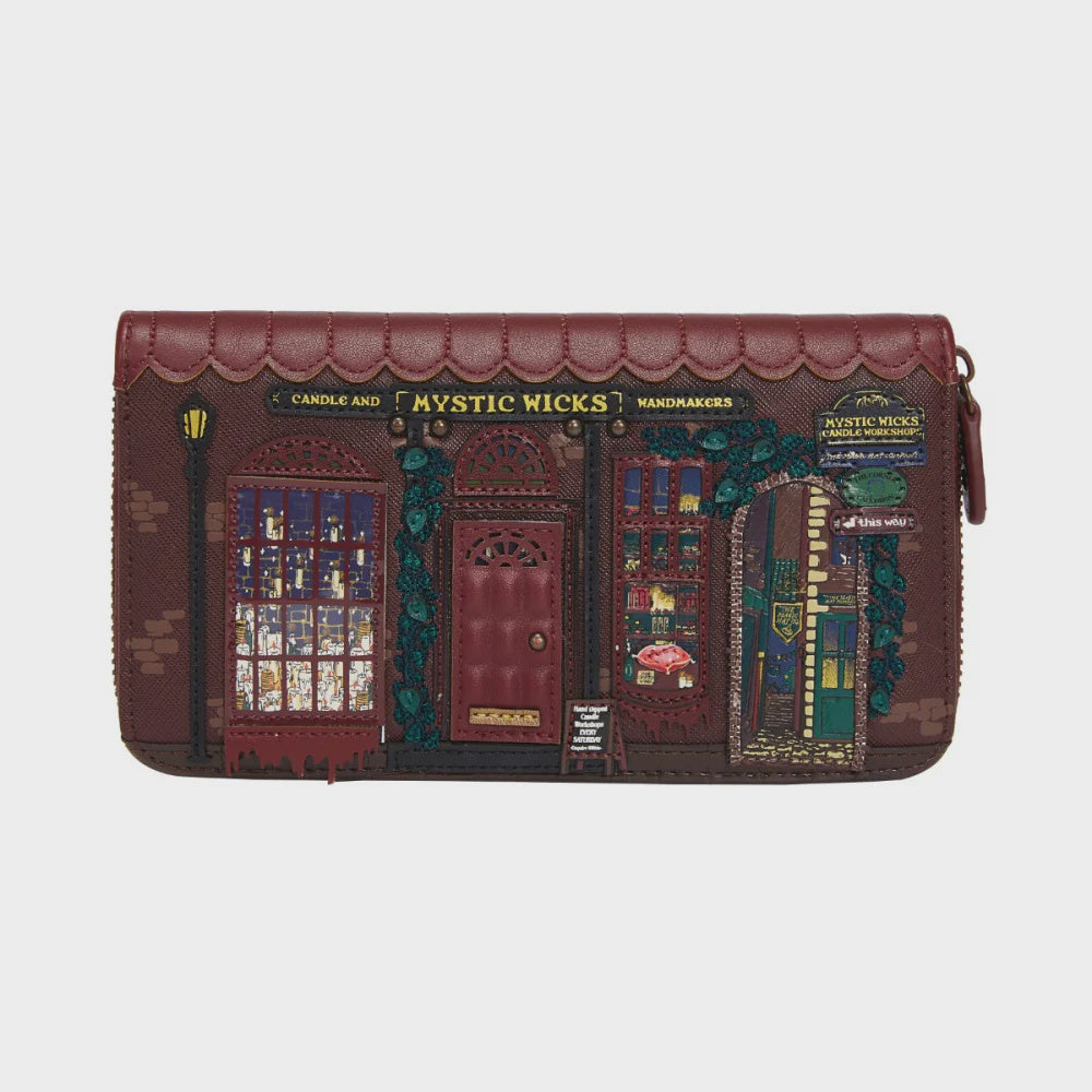 Mystic Wicks Candle and Wandmakers Large Ziparound Wallet