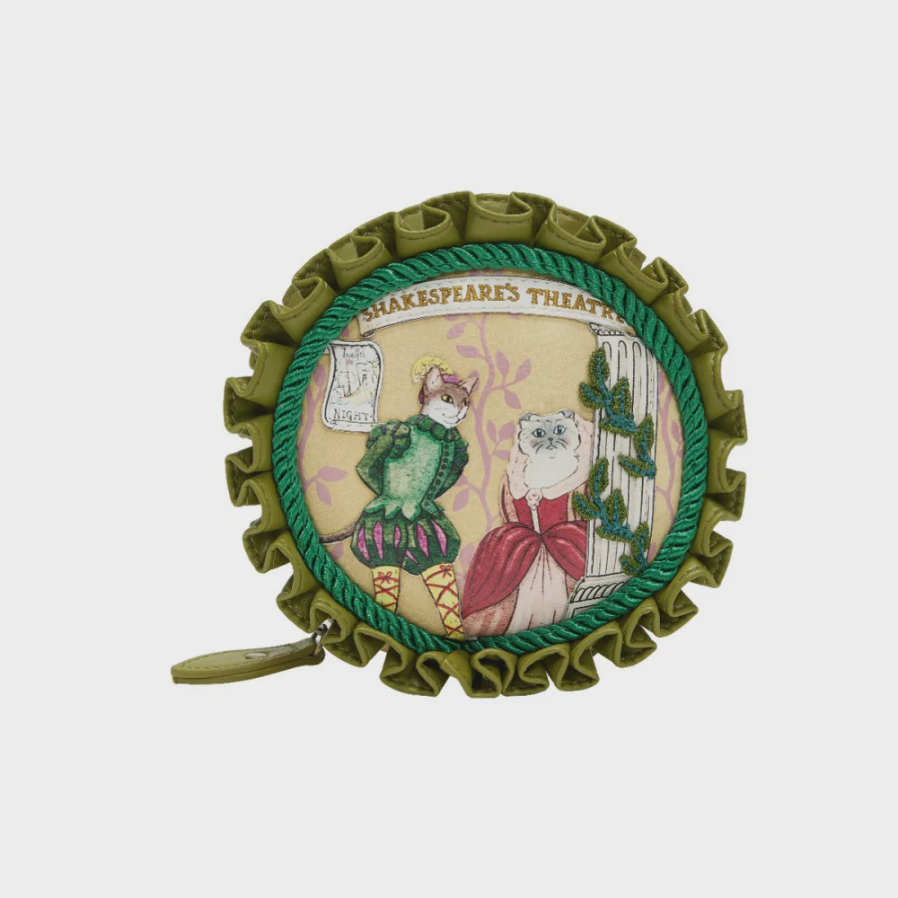 Twelfth Night Round Coin Purse