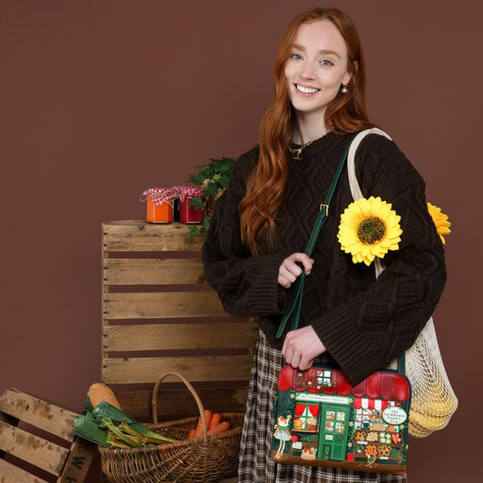 Vendula London The Farmhouse Pantry Bella Bag worn by model