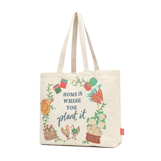 Vendula London The Farmhouse Pantry Canvas Tote Bag recycled canvas