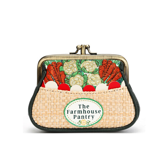 Vendula London The Farmhouse Pantry Clipper Coin Purse vegan leather