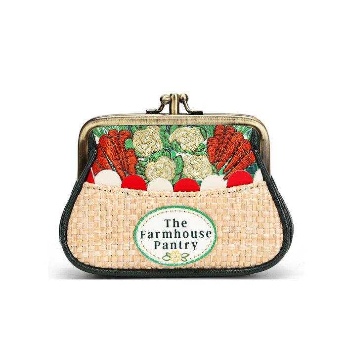 Vendula London The Farmhouse Pantry Clipper Coin Purse vegan leather