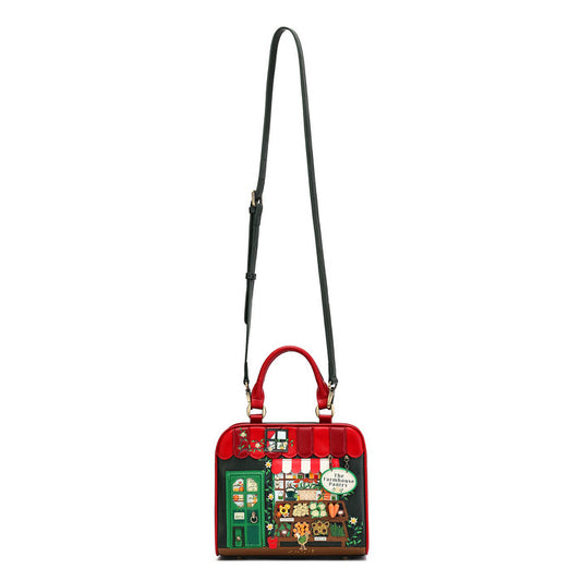 Vendula London The Farmhouse Pantry Eliza Bag vegan leather clip-frame handbag