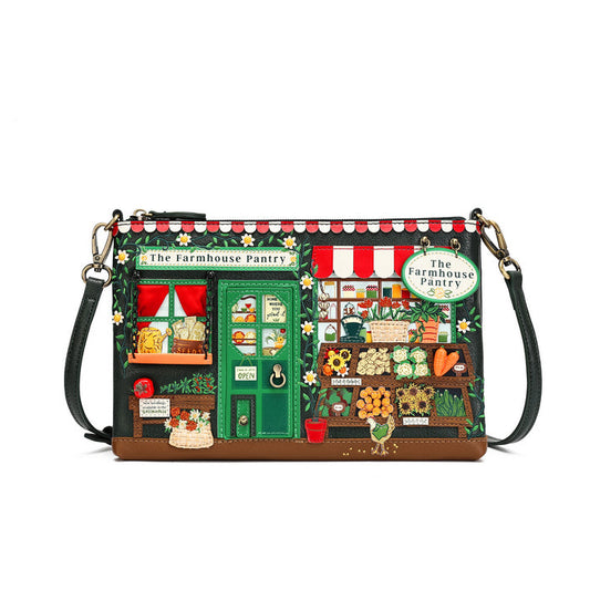 Vendula London The Farmhouse Pantry Kate Bag vegan leather slim crossbody