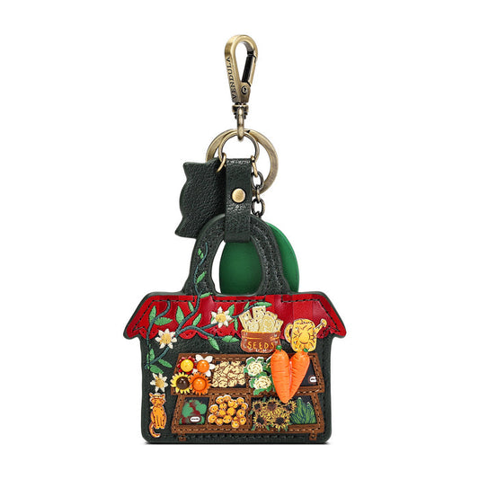 Vendula London The Farmhouse Pantry Key Charm vegan leather bag charm