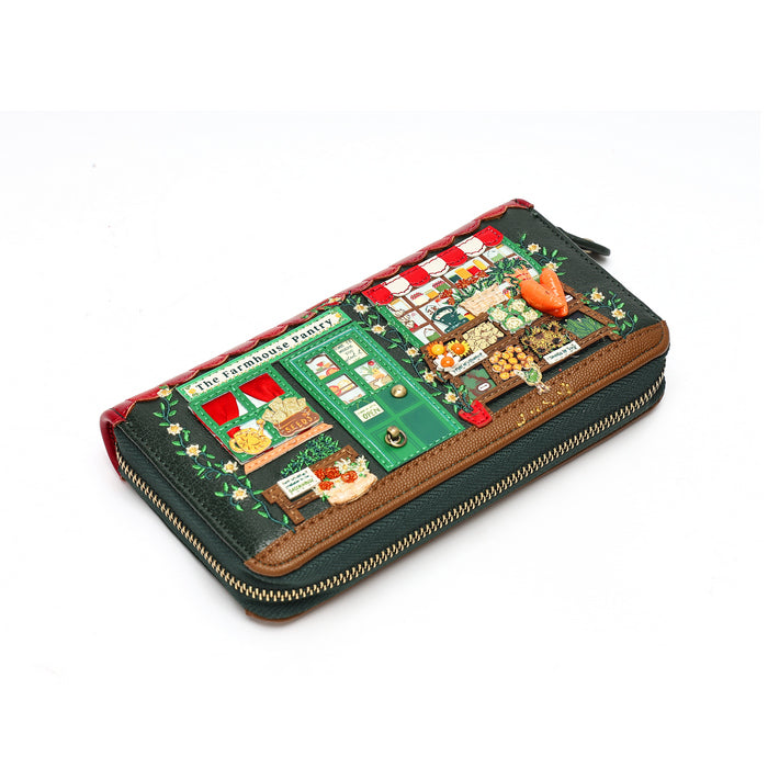 Vendula London The Farmhouse Pantry Large Ziparound Wallet, view 4