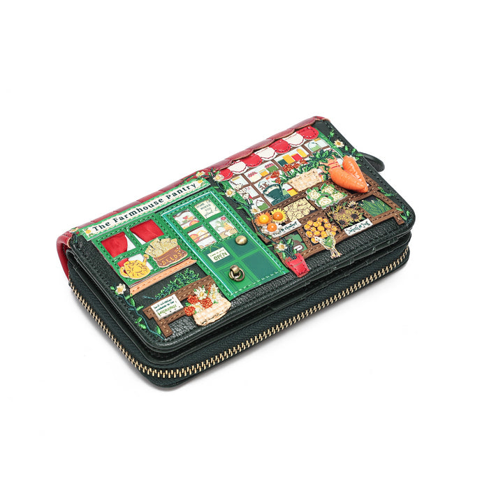 Vendula London The Farmhouse Pantry Medium Ziparound Wallet, view 4