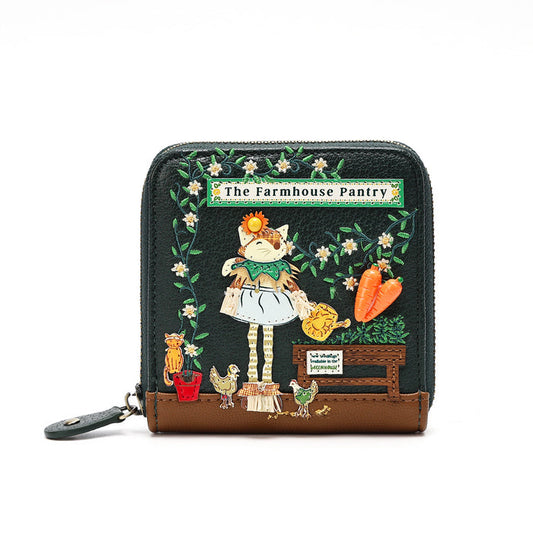 Vendula London The Farmhouse Pantry Square Wallet vegan leather