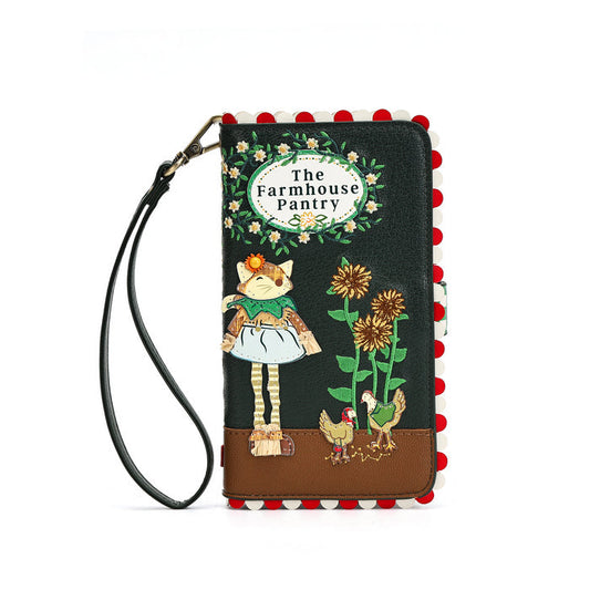 Vendula London The Farmhouse Pantry Universal Flip Phone Case vegan leather