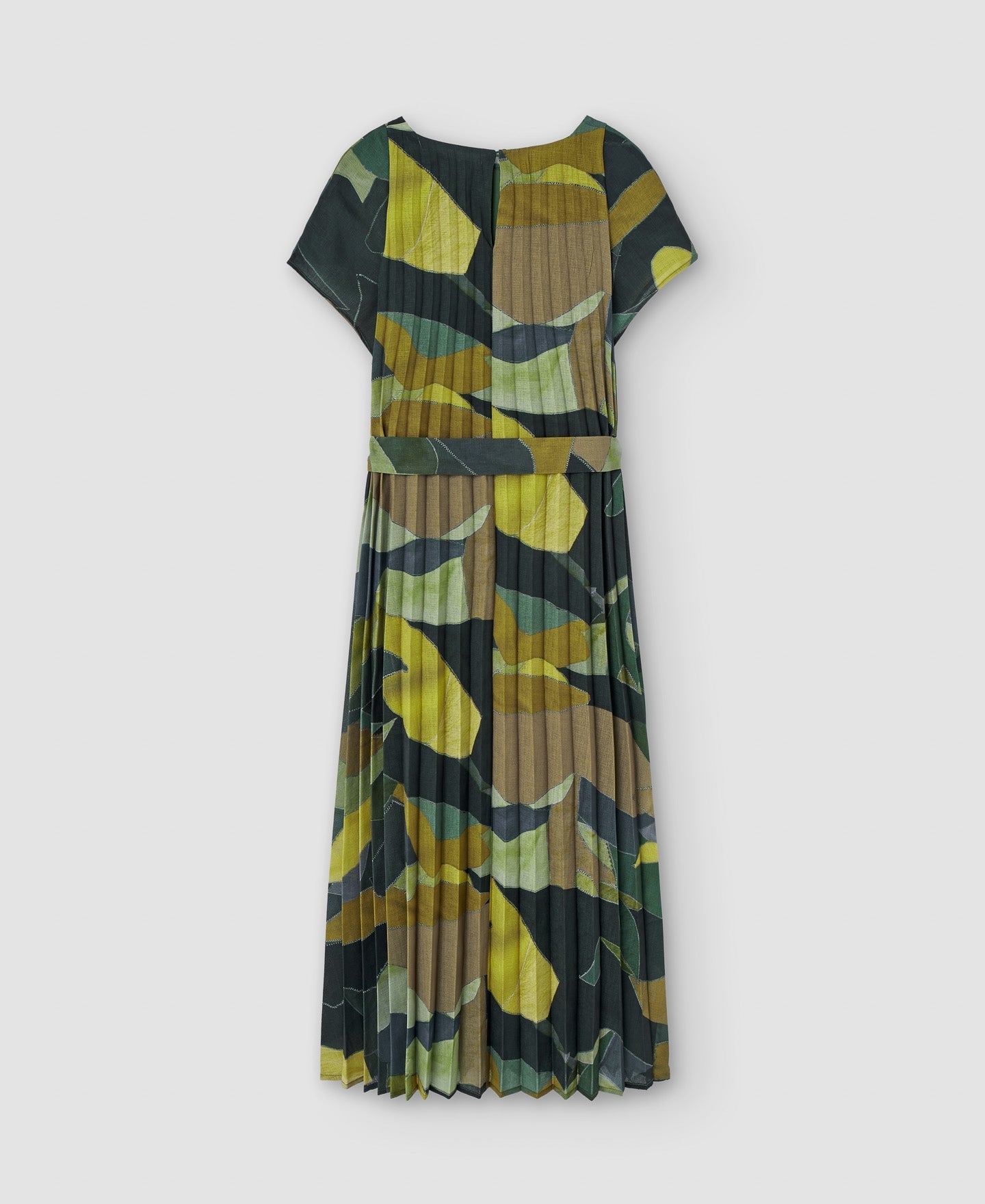 Women Dress | Flower Stamped Print Midi Dress by Spanish designer Adolfo Dominguez