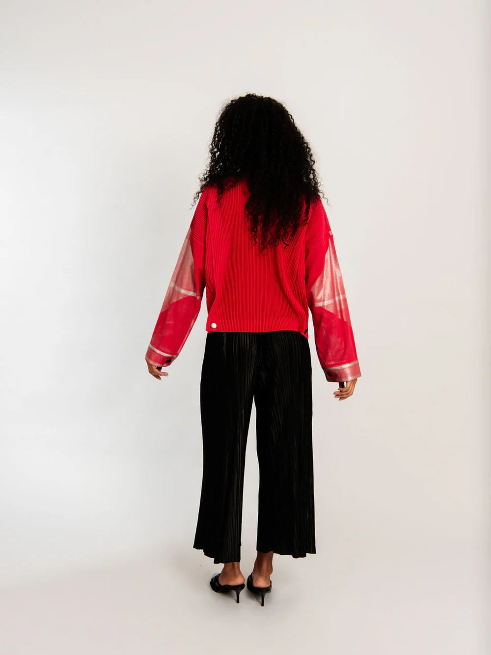 Alquema | Foil Plisse Jacket