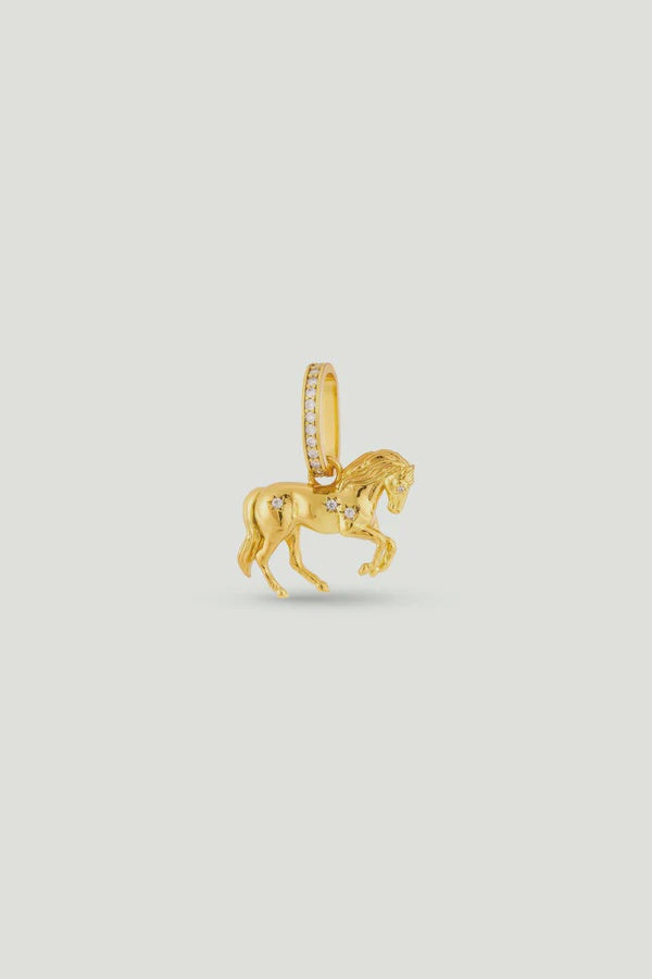 Golden Horse Pendant, Passion And Curiosity | AXPE4121
