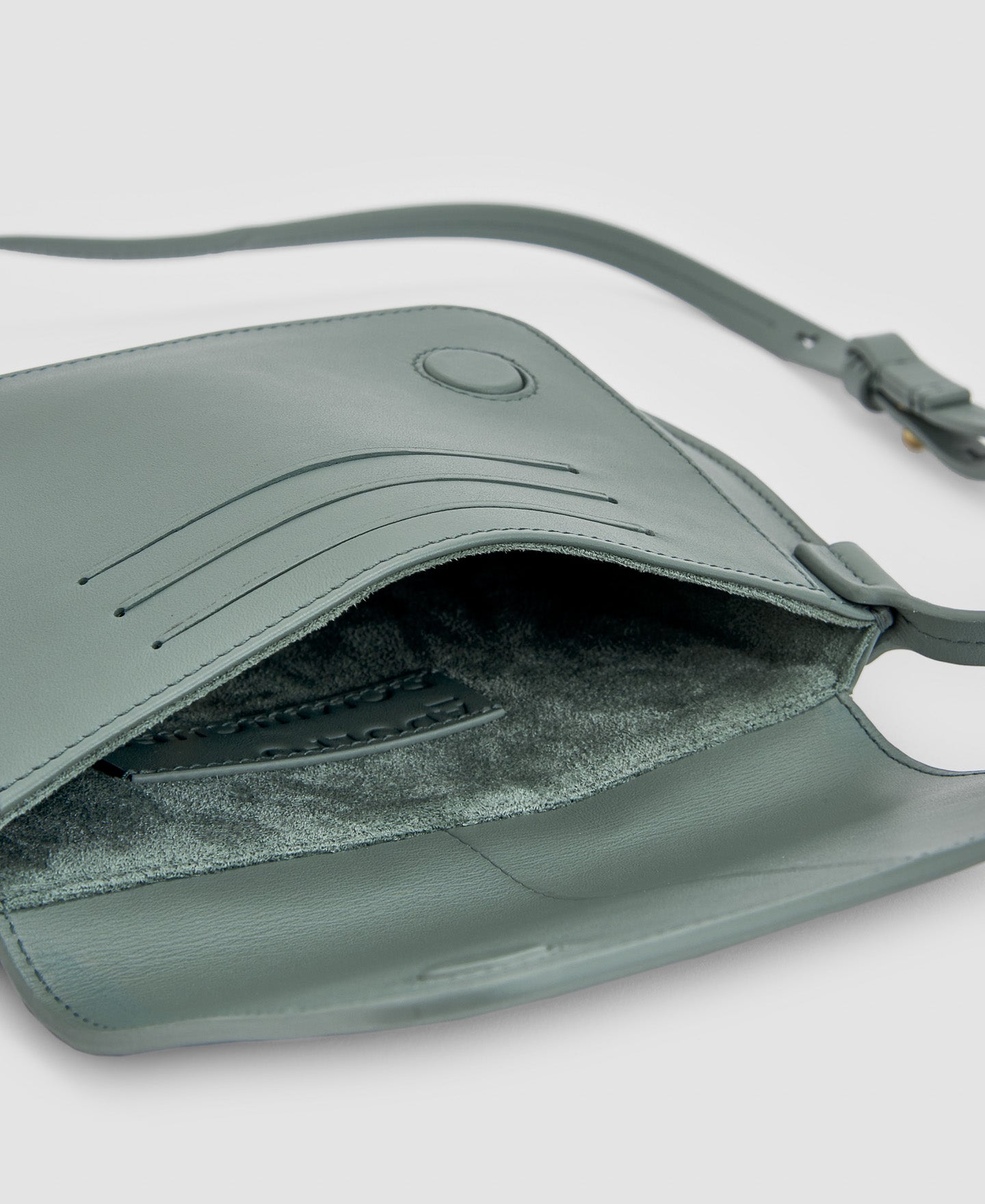 Women Wallet | Green Vachetta Mini Bag by Spanish designer Adolfo Dominguez