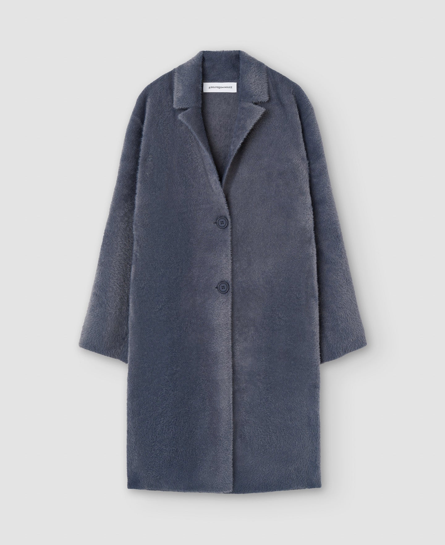 Women Coat | Grey Coat by Spanish designer Adolfo Dominguez