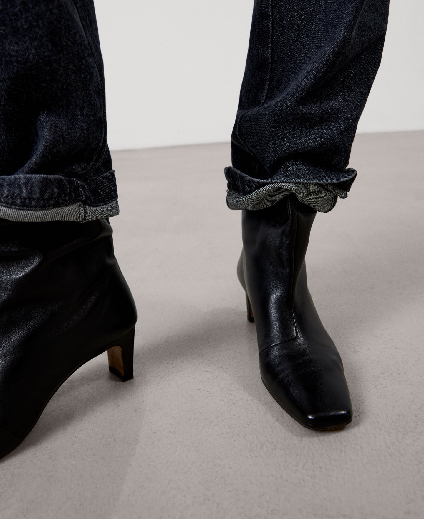 Women Jeans | Grey Melange Cotton Jeans by Spanish designer Adolfo Dominguez