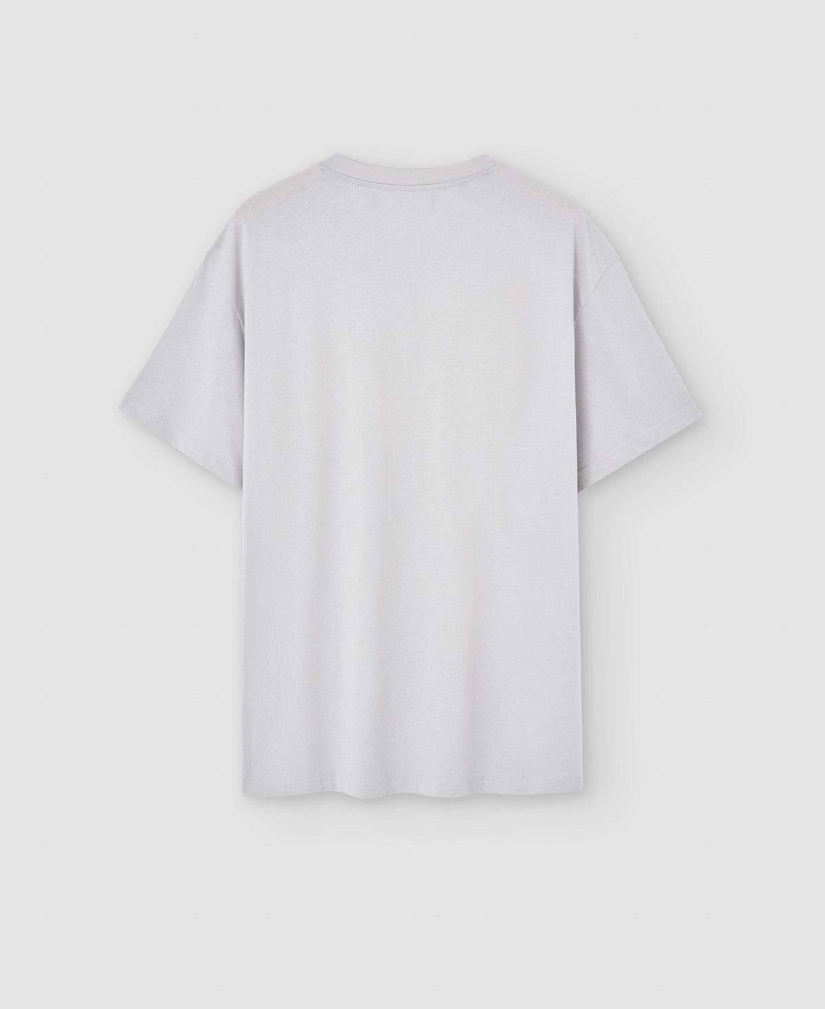 Men T-Shirt (Short Sleeve) | Grey Oversize Cotton T-Shirt by Spanish designer Adolfo Dominguez