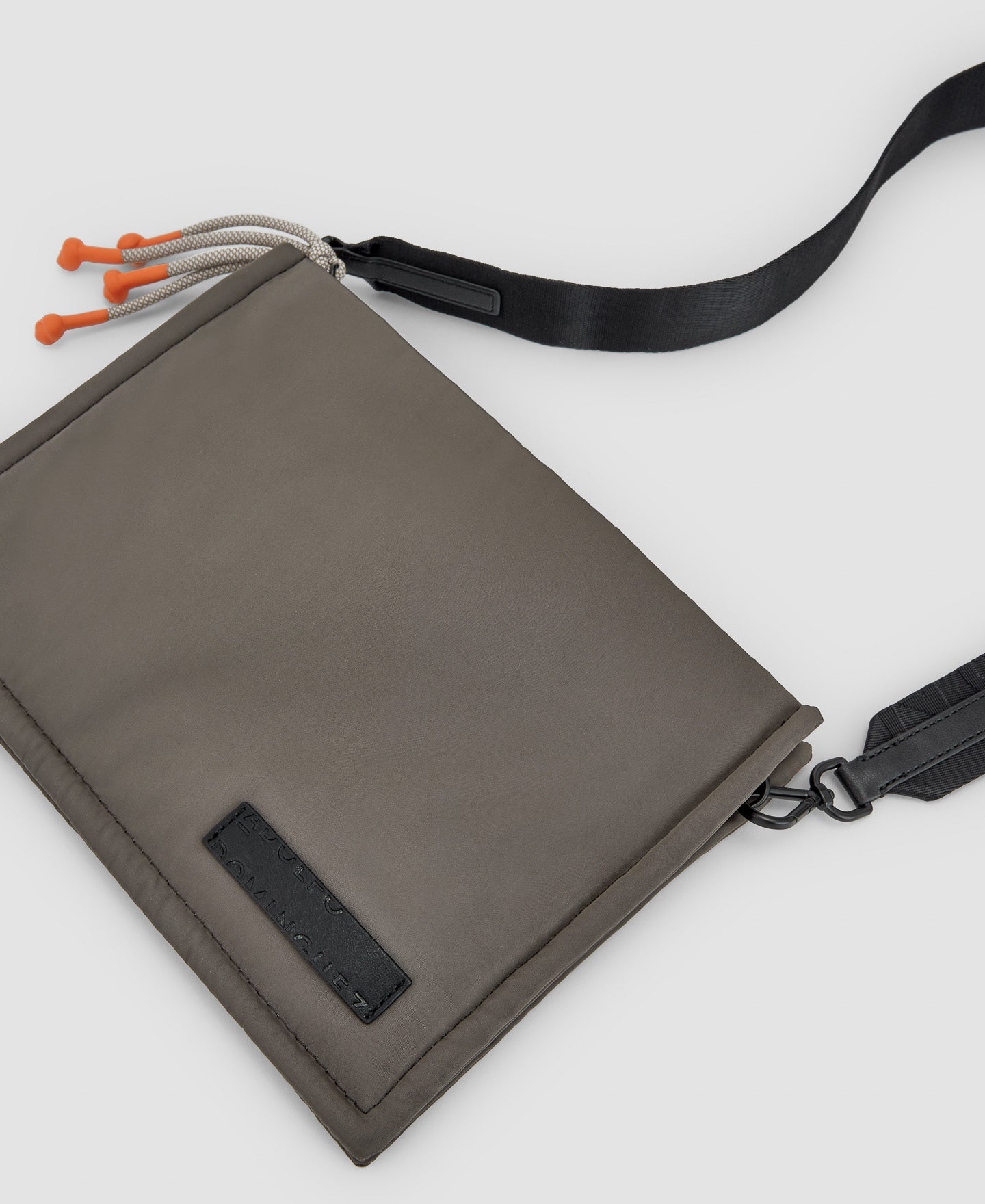 Women Bags | Grey Rectangular Shoulder Bag by Spanish designer Adolfo Dominguez