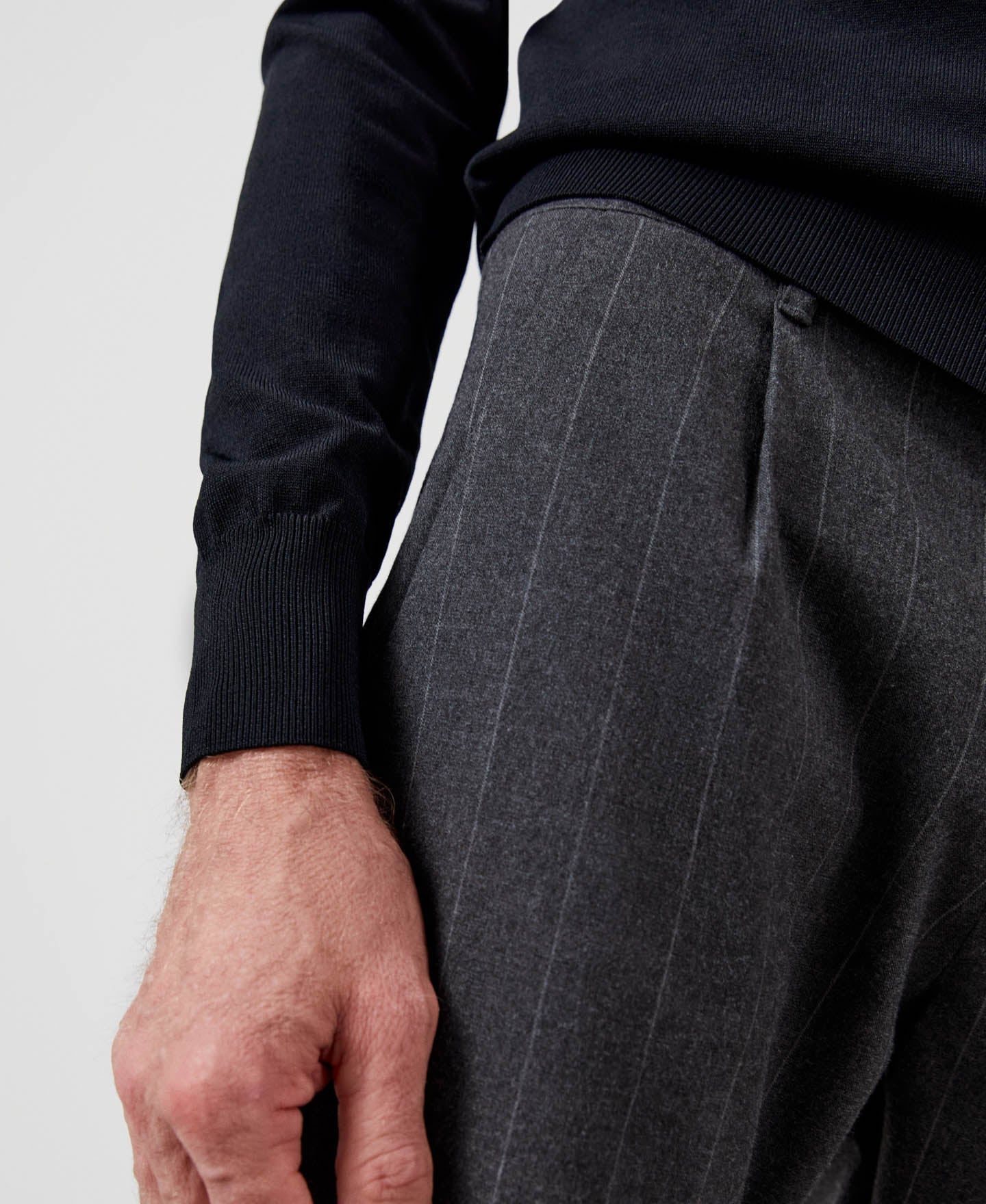 Men Trousers | Grey Trousers for Men by Spanish designer Adolfo Dominguez