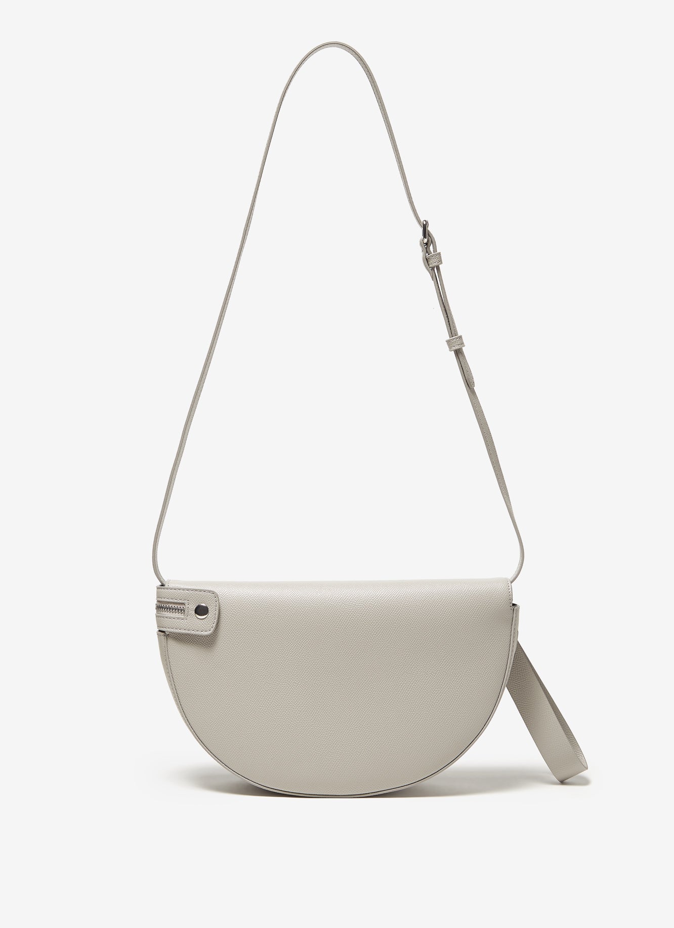 Women Bags | Grey Vegan Saffiano Clutch Bag by Spanish designer Adolfo Dominguez