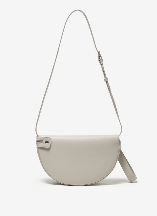 Women Bags | Grey Vegan Saffiano Clutch Bag by Spanish designer Adolfo Dominguez