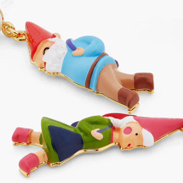 Hiking Garden Gnome Family Earrings | ascp1071