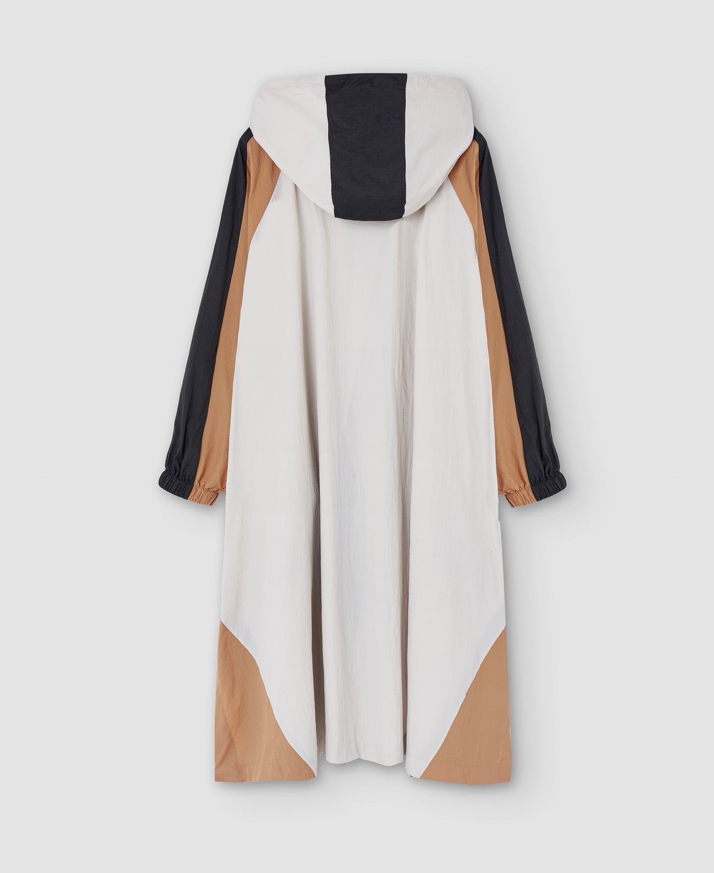 Men Long Jacket | Ice Tricolor Parka by Spanish designer Adolfo Dominguez