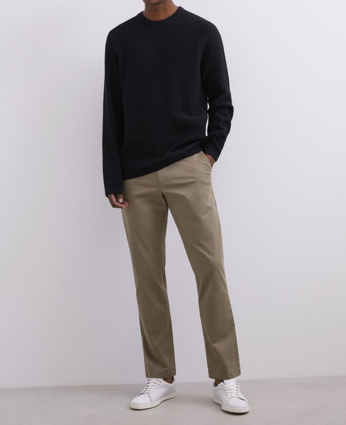 Men Trousers | Ike Green Organic Cotton Chino Trousers by Spanish designer Adolfo Dominguez