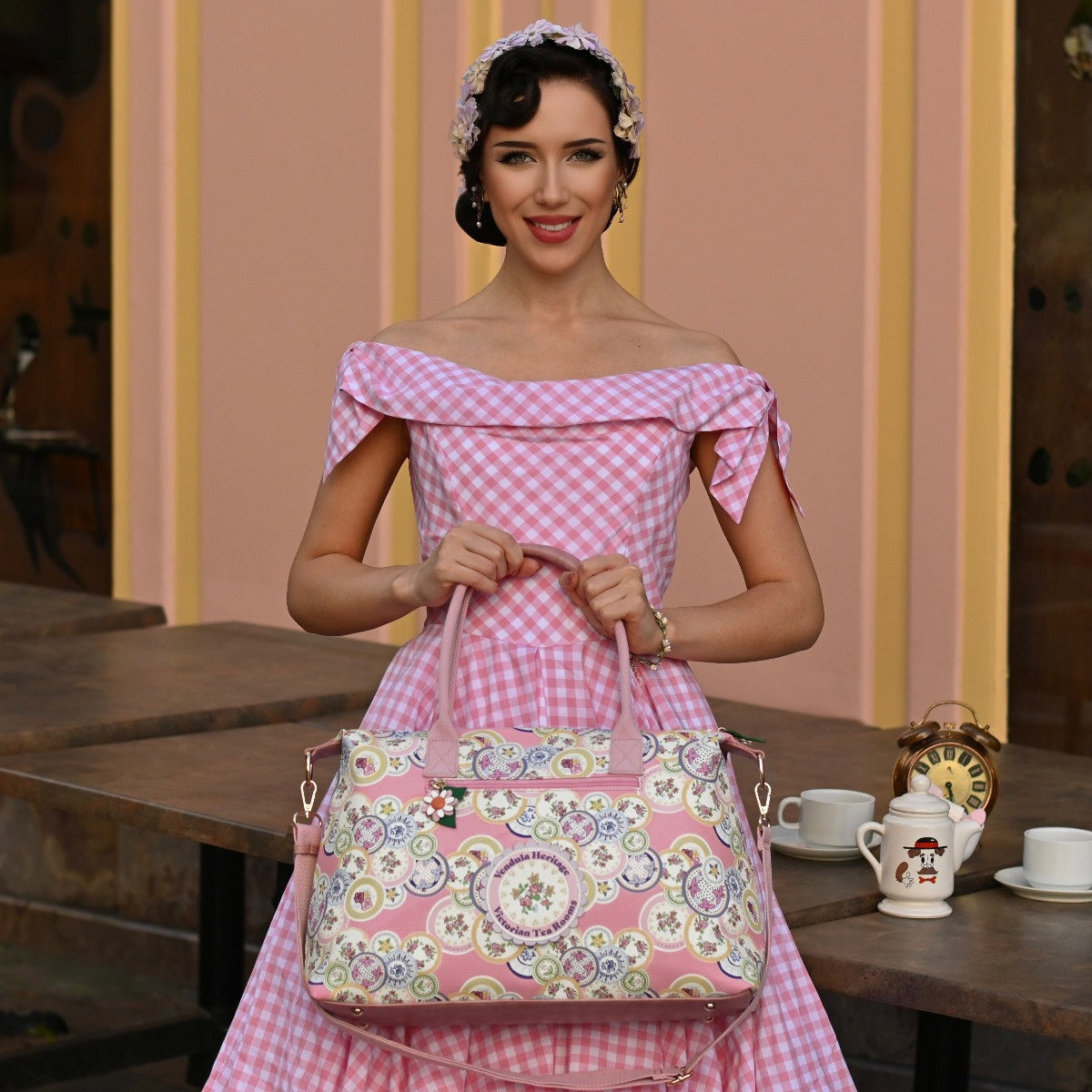 Heritage Victorian Tea Rooms Double Weekender Tote