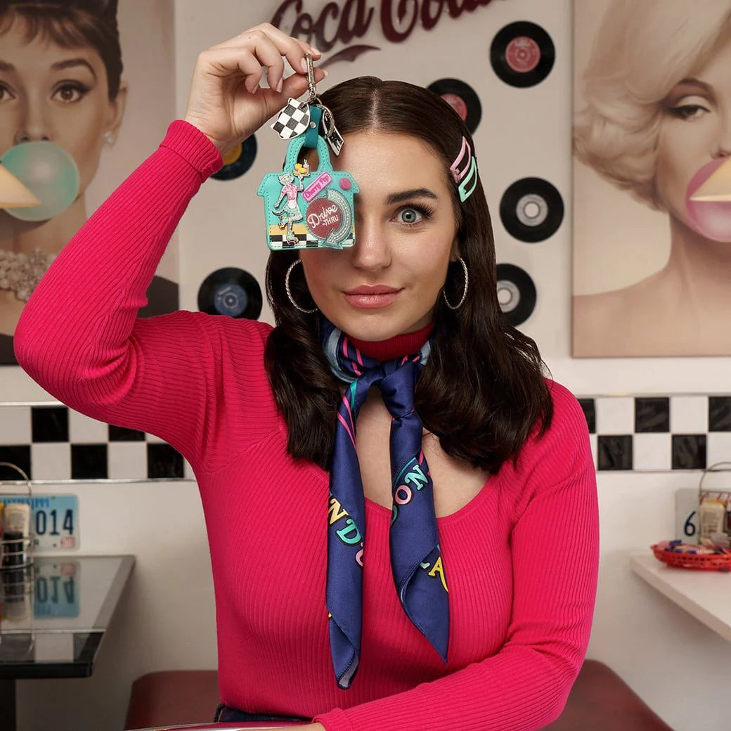 Kitty's Diner Key Charm