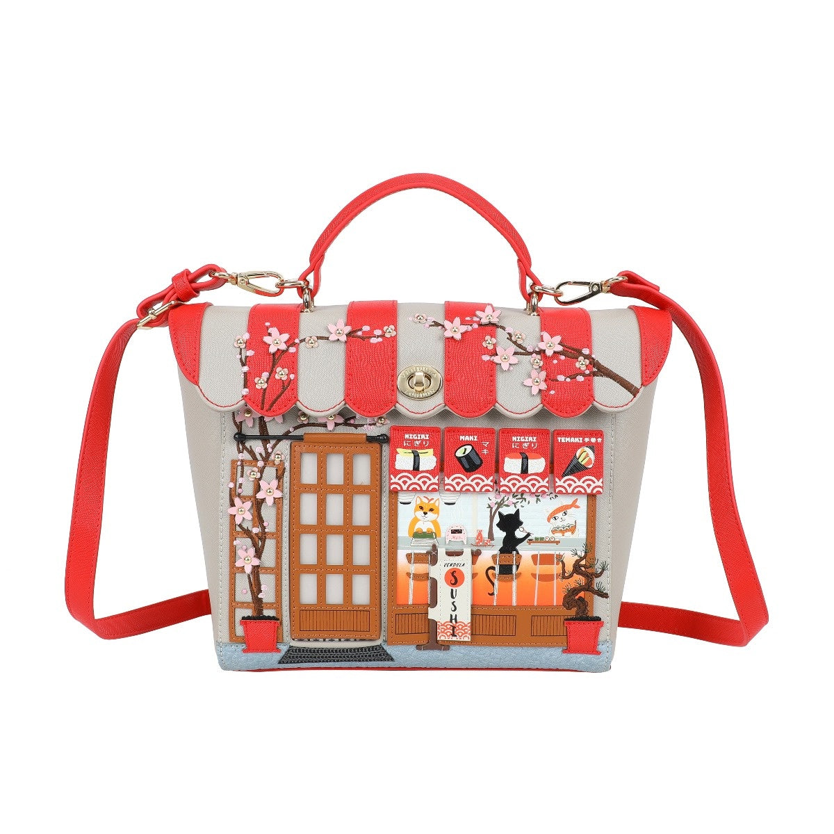 Vendula Sushi - Grey Edition Shoulder Backpack Converter