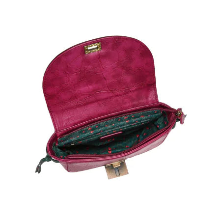 Vendula Christmas Library Winged Top Handle Bag