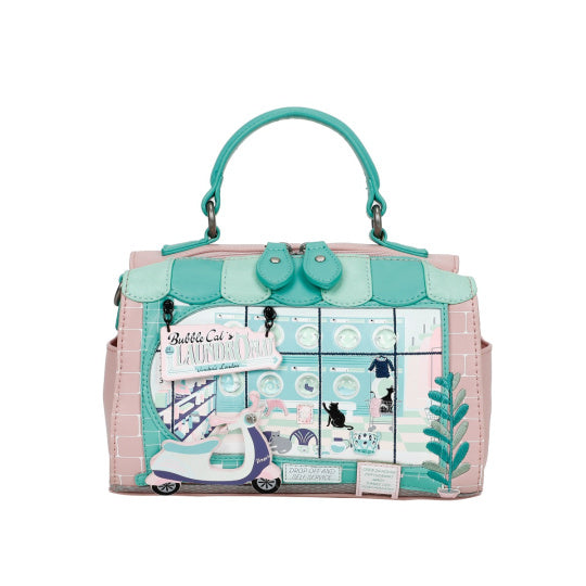 Bubble Cats Laundromat Hollis Bag